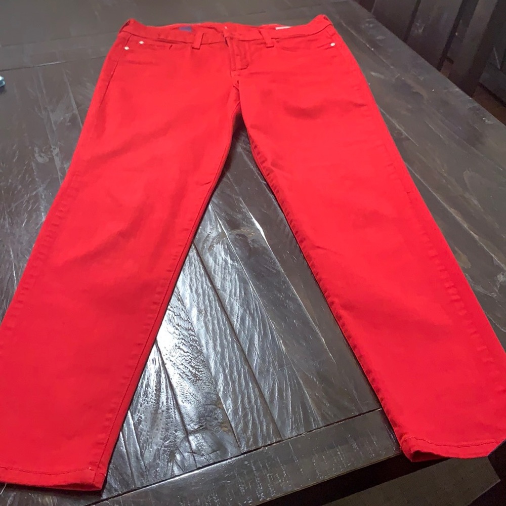 NYDJ red Ankle Jeans size 10